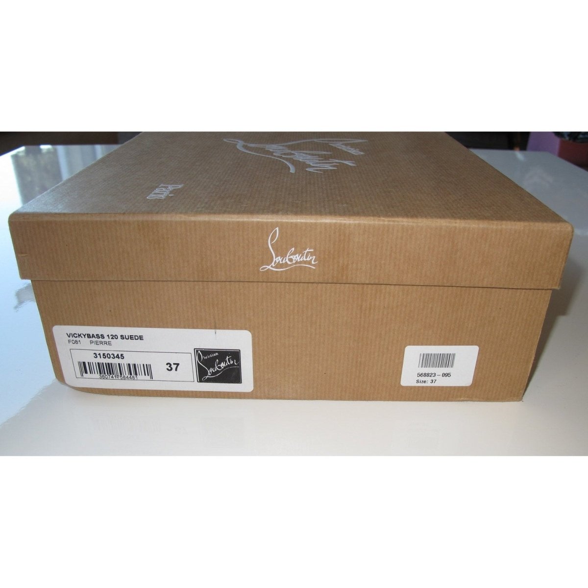 Christian Louboutin Pierre 'Vicky Bass' Suede 120 Women Shoes, NIB! - poupishop