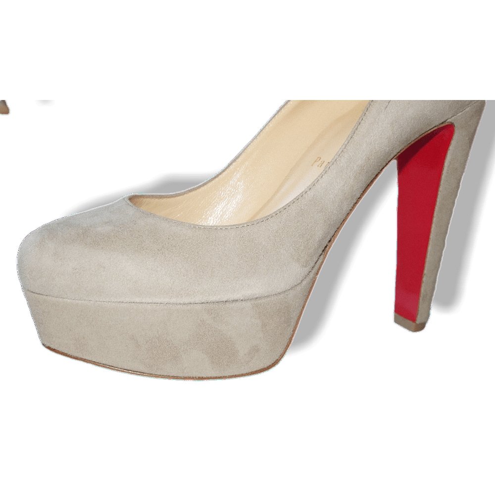 Christian Louboutin Pierre 'Vicky Bass' Suede 120 Women Shoes, NIB! - poupishop