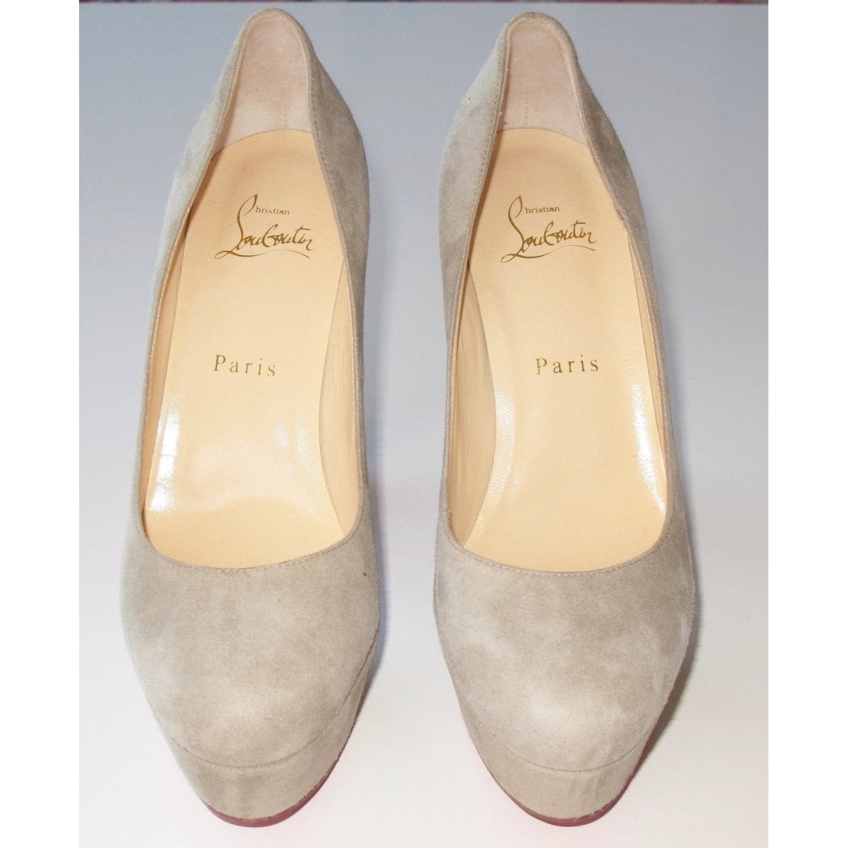 Christian Louboutin Pierre 'Vicky Bass' Suede 120 Women Shoes, NIB! - poupishop