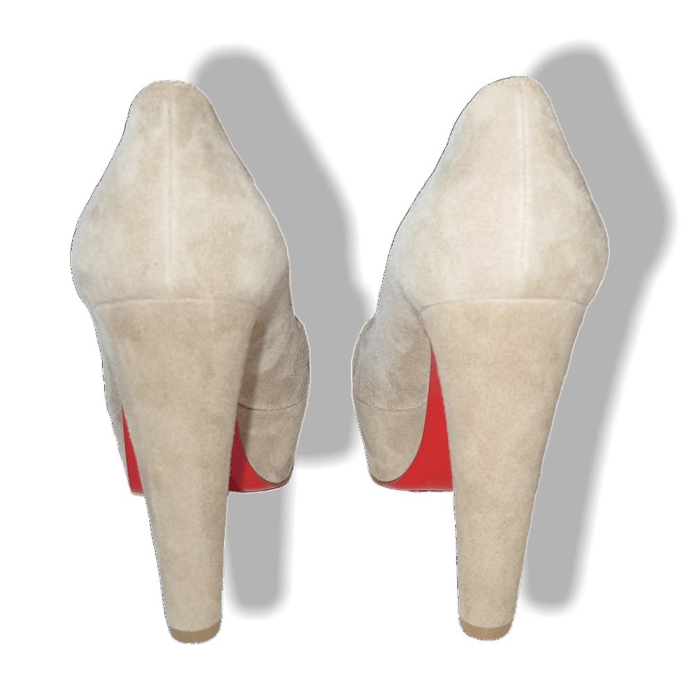 Christian Louboutin Pierre 'Vicky Bass' Suede 120 Women Shoes, NIB! - poupishop