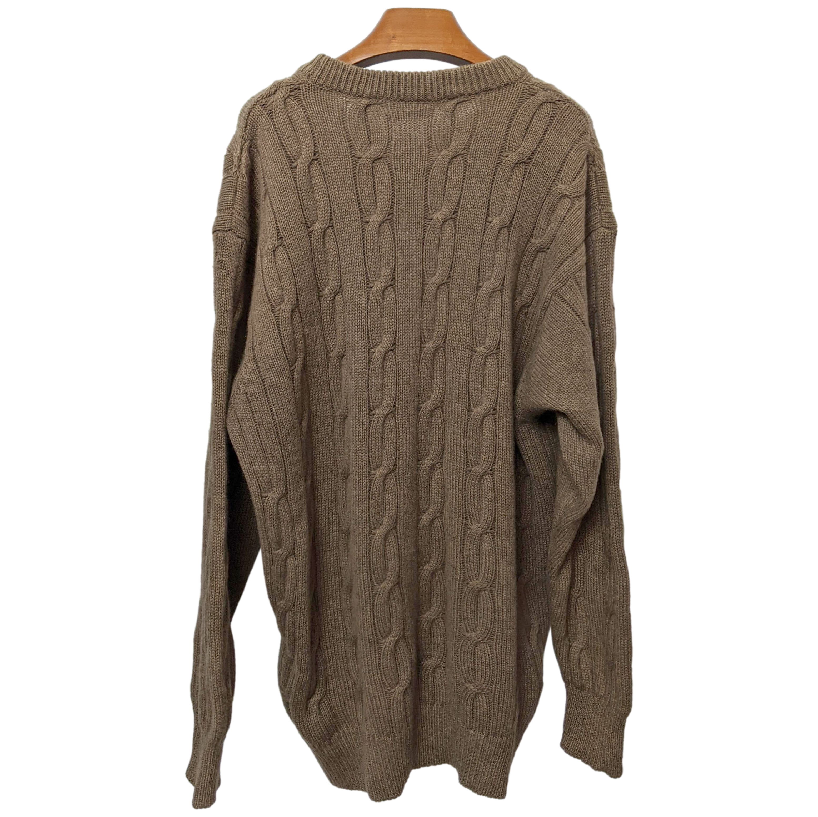 Emmond Nuts 100% Cashmere Cable Knit Sweater, Sz6 Réussite
