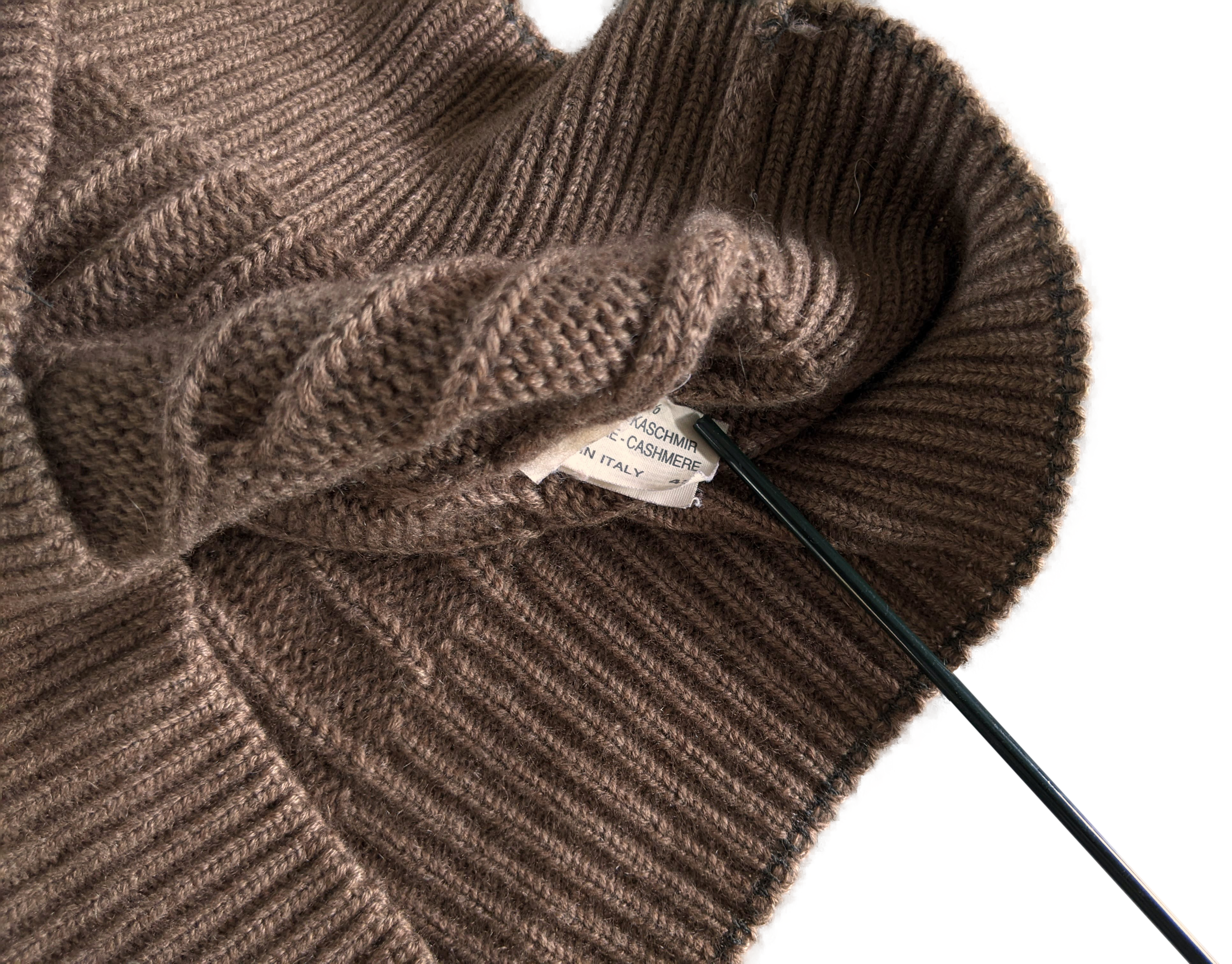 Emmond Nuts 100% Cashmere Cable Knit Sweater, Sz6 Réussite