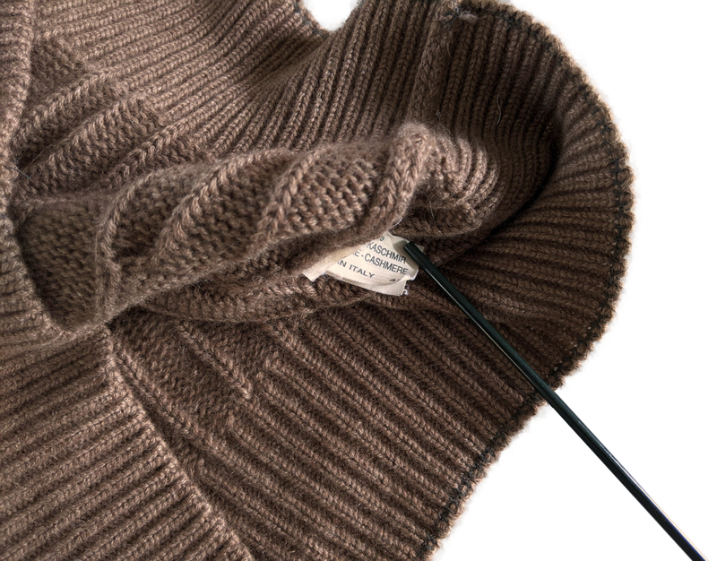 Emmond Nuts 100% Cashmere Cable Knit Sweater, Sz6 Réussite