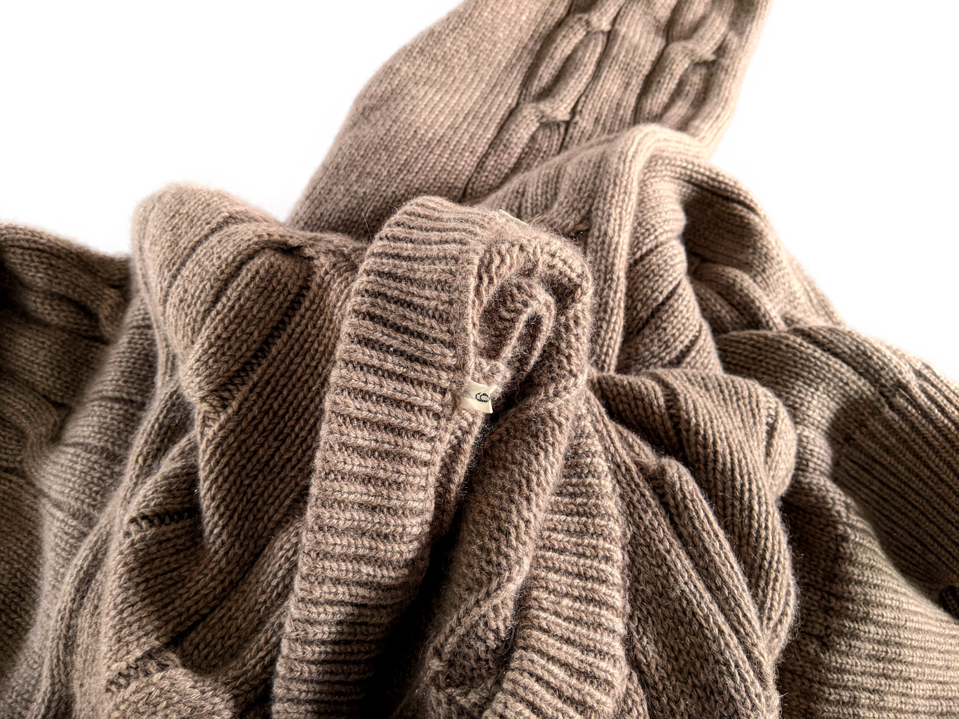 Emmond Nuts 100% Cashmere Cable Knit Sweater, Sz6 Réussite