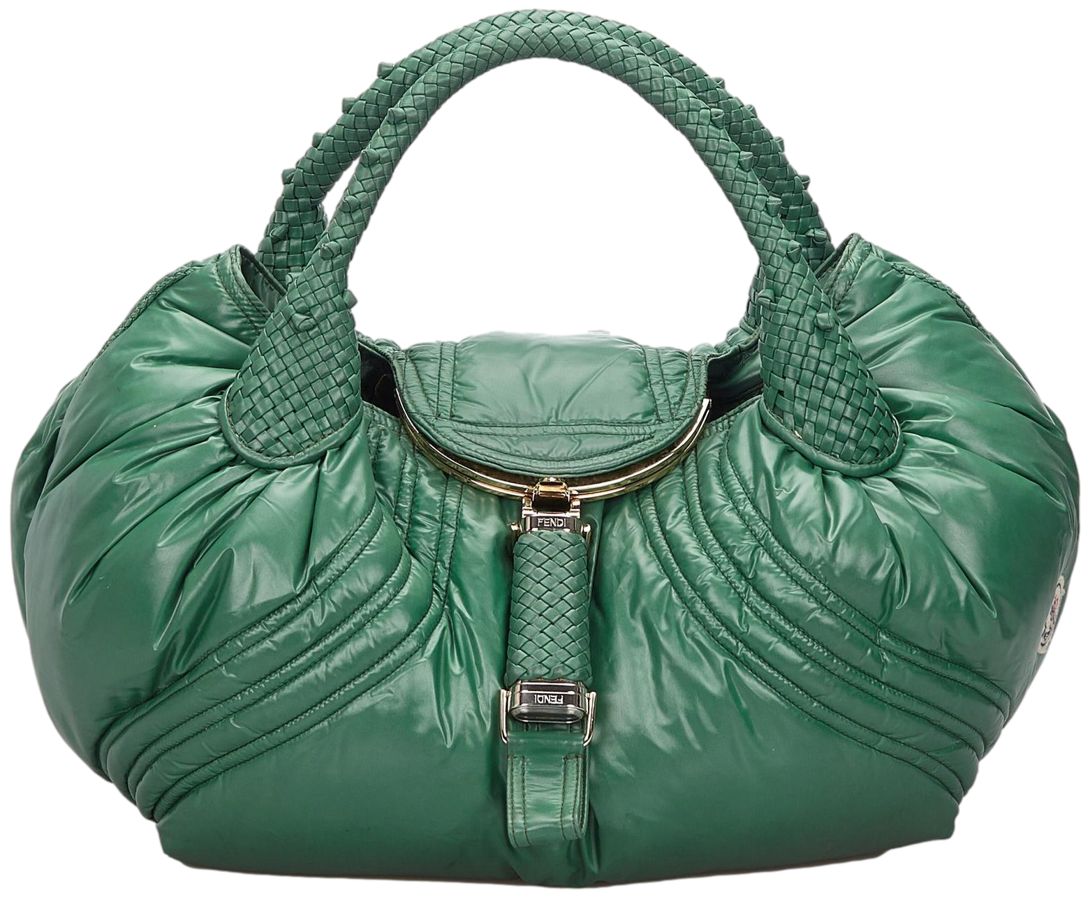 Fendi Moncler Green Nylon Spy Bag Limited Edition 500Pc
