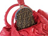 Fendi Moncler Red Nylon Spy Bag Limited Edition 500Pc