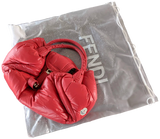 Fendi Moncler Red Nylon Spy Bag Limited Edition 500Pc