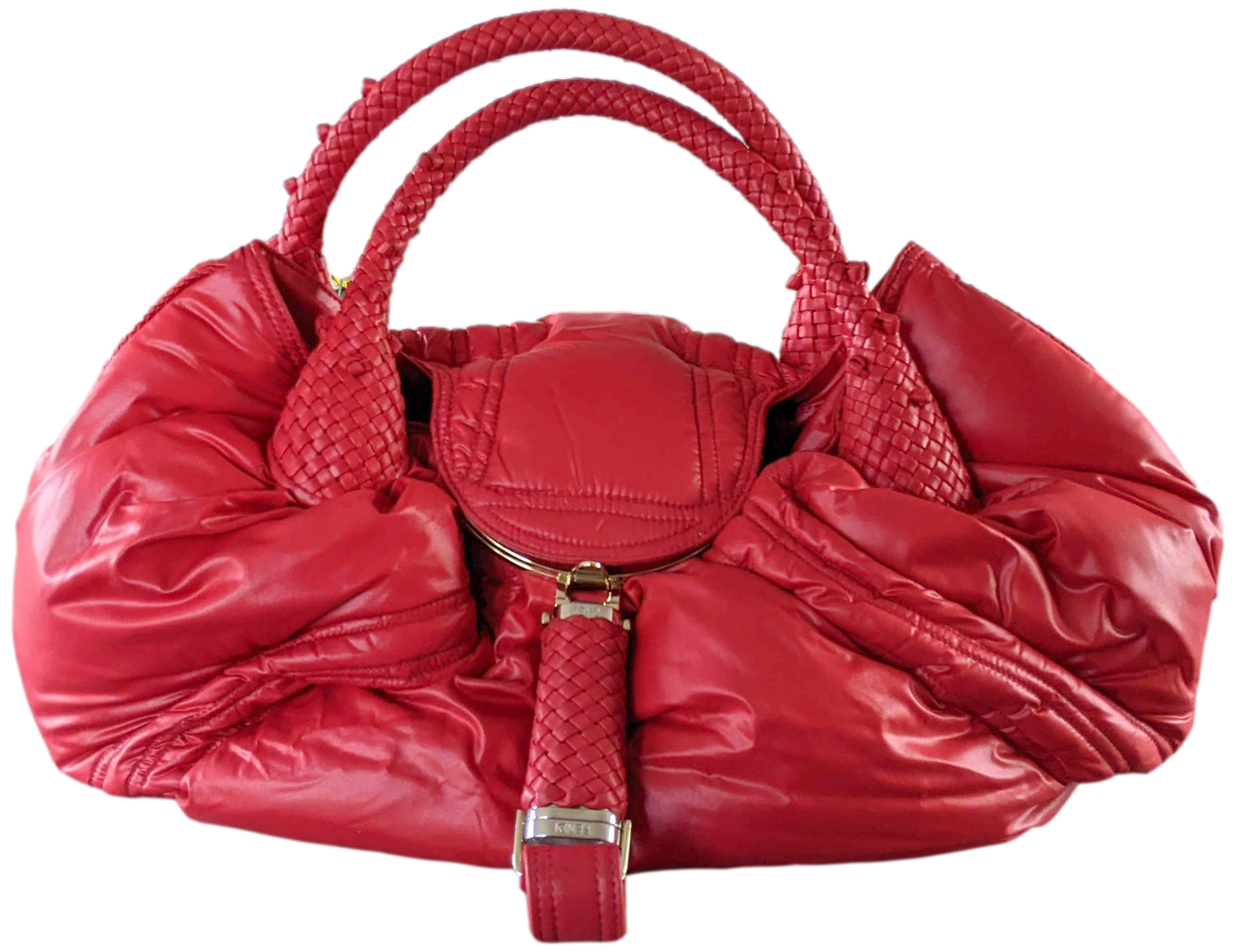 Fendi Moncler Red Nylon Spy Bag Limited Edition 500Pc
