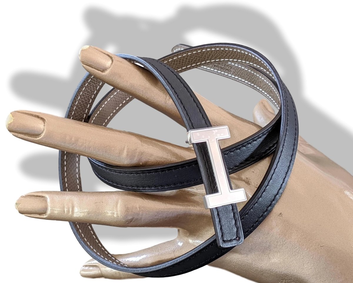 Hermès Belt Set — 13mm Focus Buckle + 3 Reversible Straps Hermes H Reversible Belt Kit 13mm – Luxe.It.Fwd main image 4