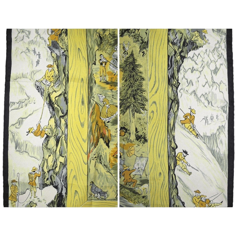 Hermes 1946 Les Joies de la Montagne by Jean-Lois Clerc