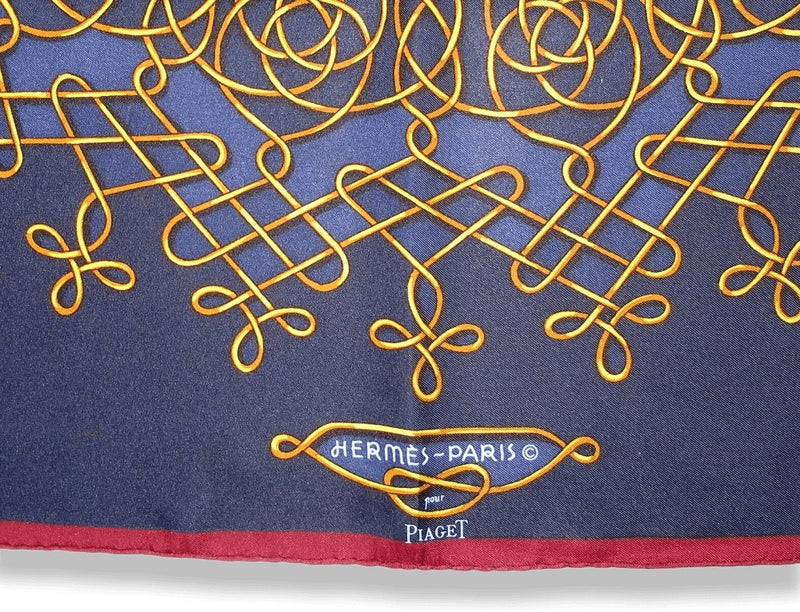 Hermes 100TH Anniversary PIAGET Vinci by Francoise Heron Twill 90