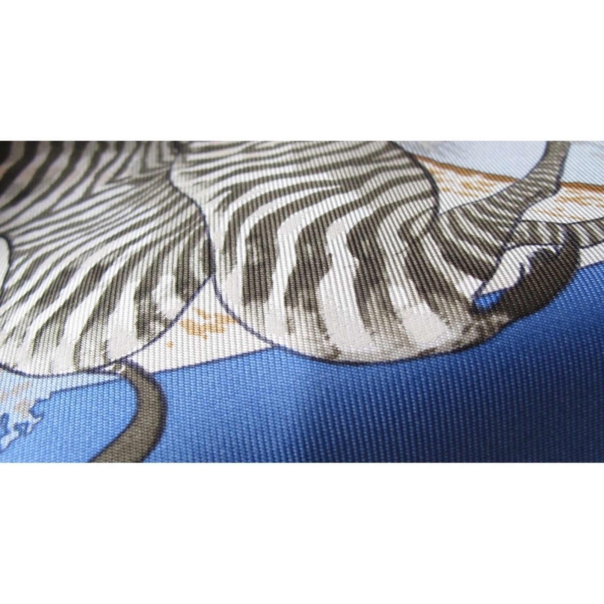Hermes Tanzanie by Robert Dallet Blanc Matte Overlay Twill 90