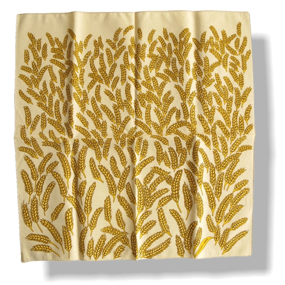 Hermes 1980s Les Bles Set of 2 Table Mats