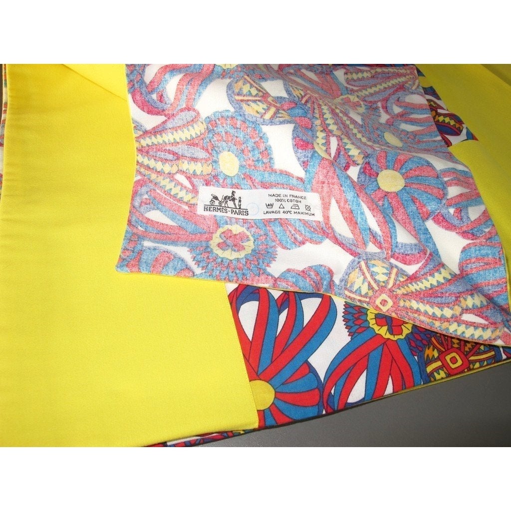 Hermes 1980s Les Rubans du Cheval Tablecloth & 6 Napkins, New! - poupishop