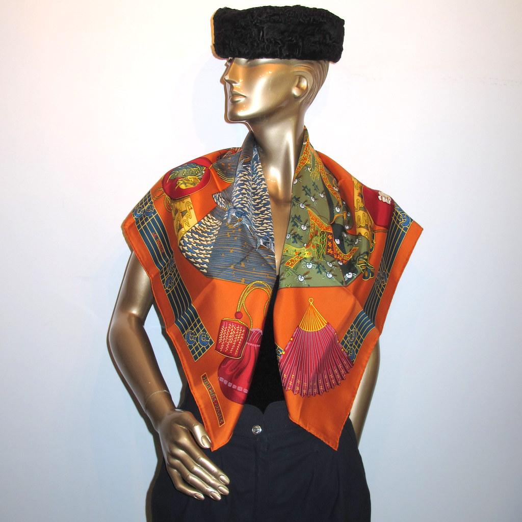 Hermes 1986 Kimonos et Inros by Annie Faivre Twill 90 BNIB!