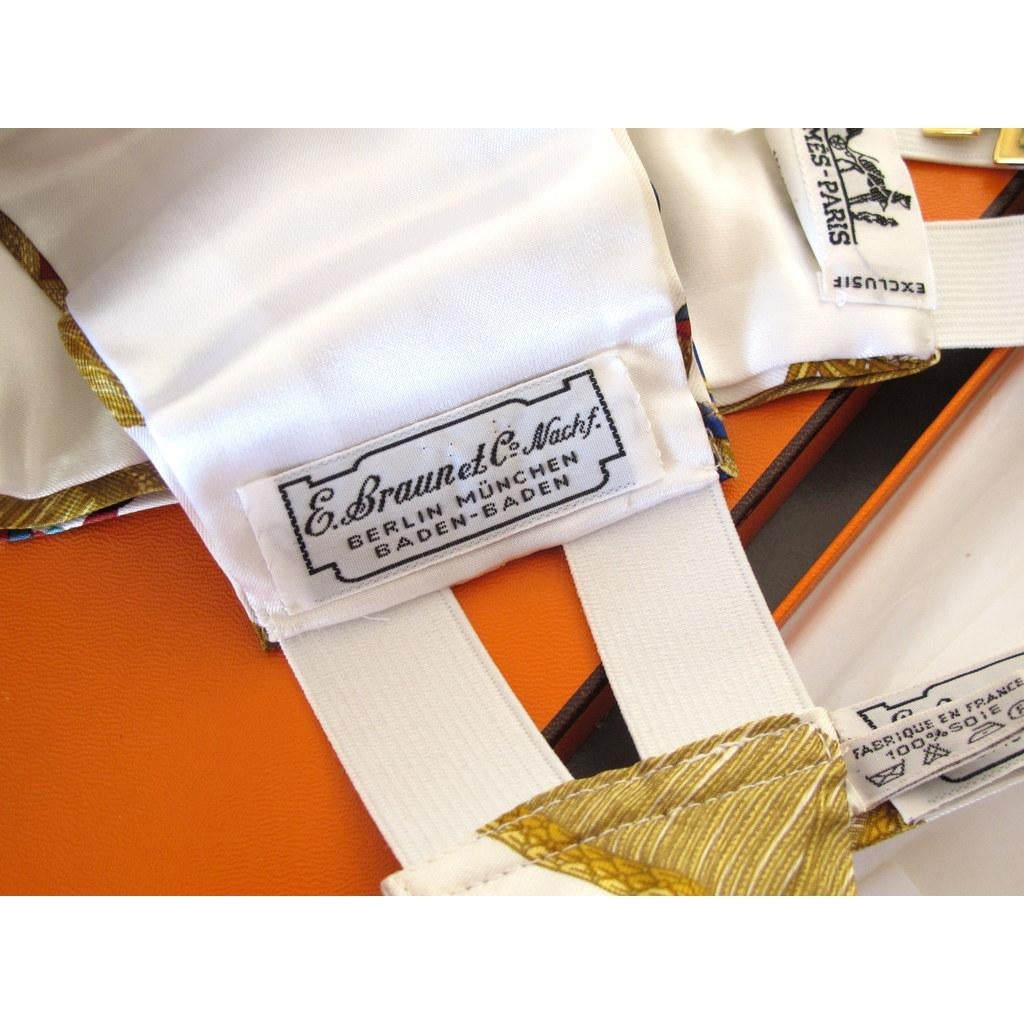 Hermes 1987 Men Tuxedo Cummerbund & Bow Tie Sz44, Box! - poupishop