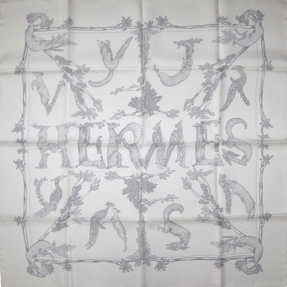 Hermes Alphabet III Annie Faivre Twill 90
