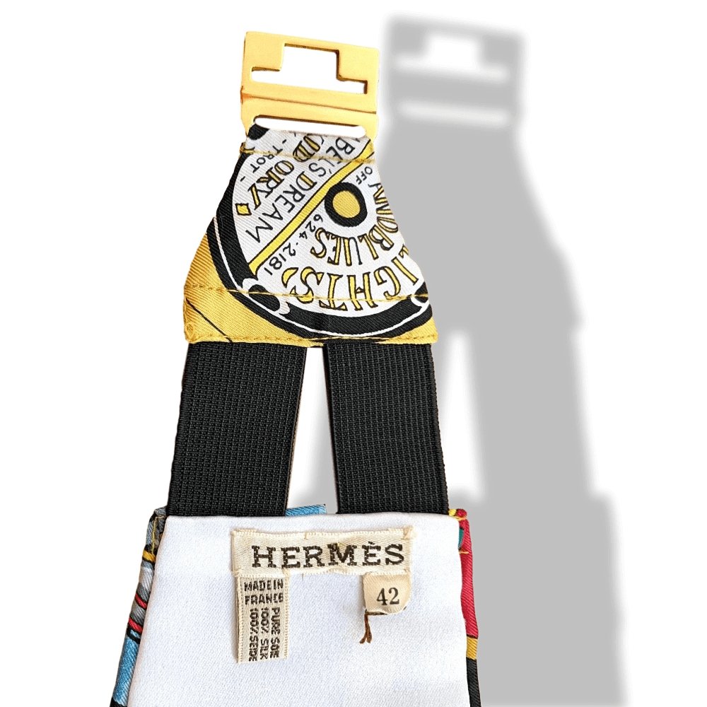 Hermes NEW ORLEANS CREOLE JAZZ Silk Belt