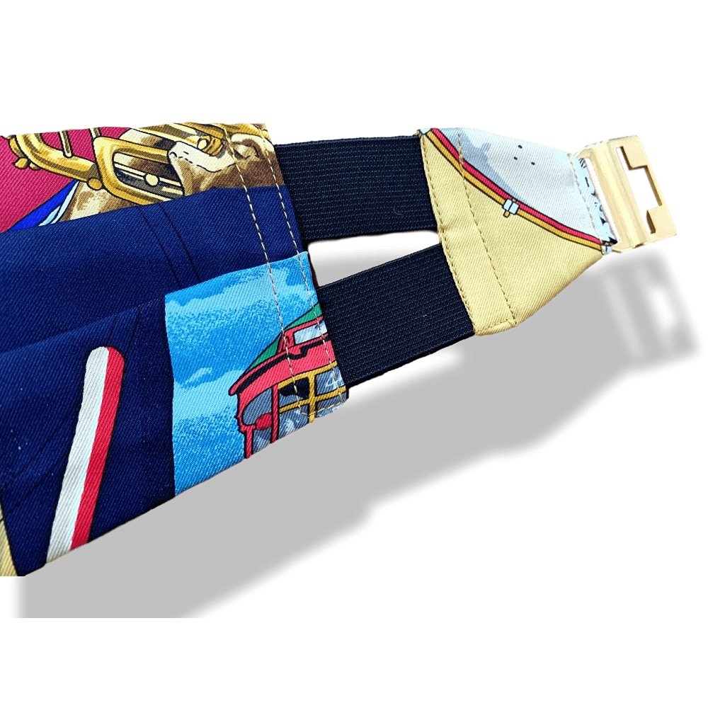 Hermes NEW ORLEANS CREOLE JAZZ Silk Belt