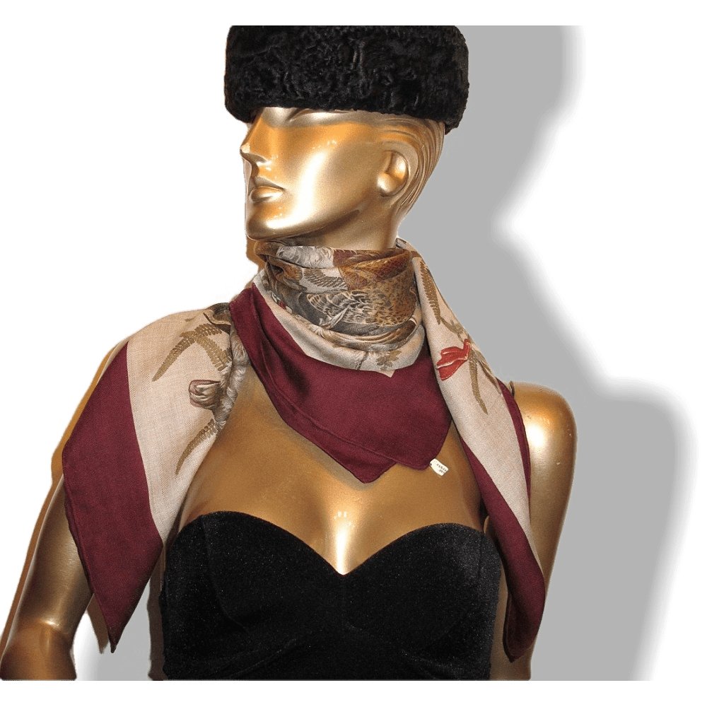 hermes gibiers cashmere 90 linares