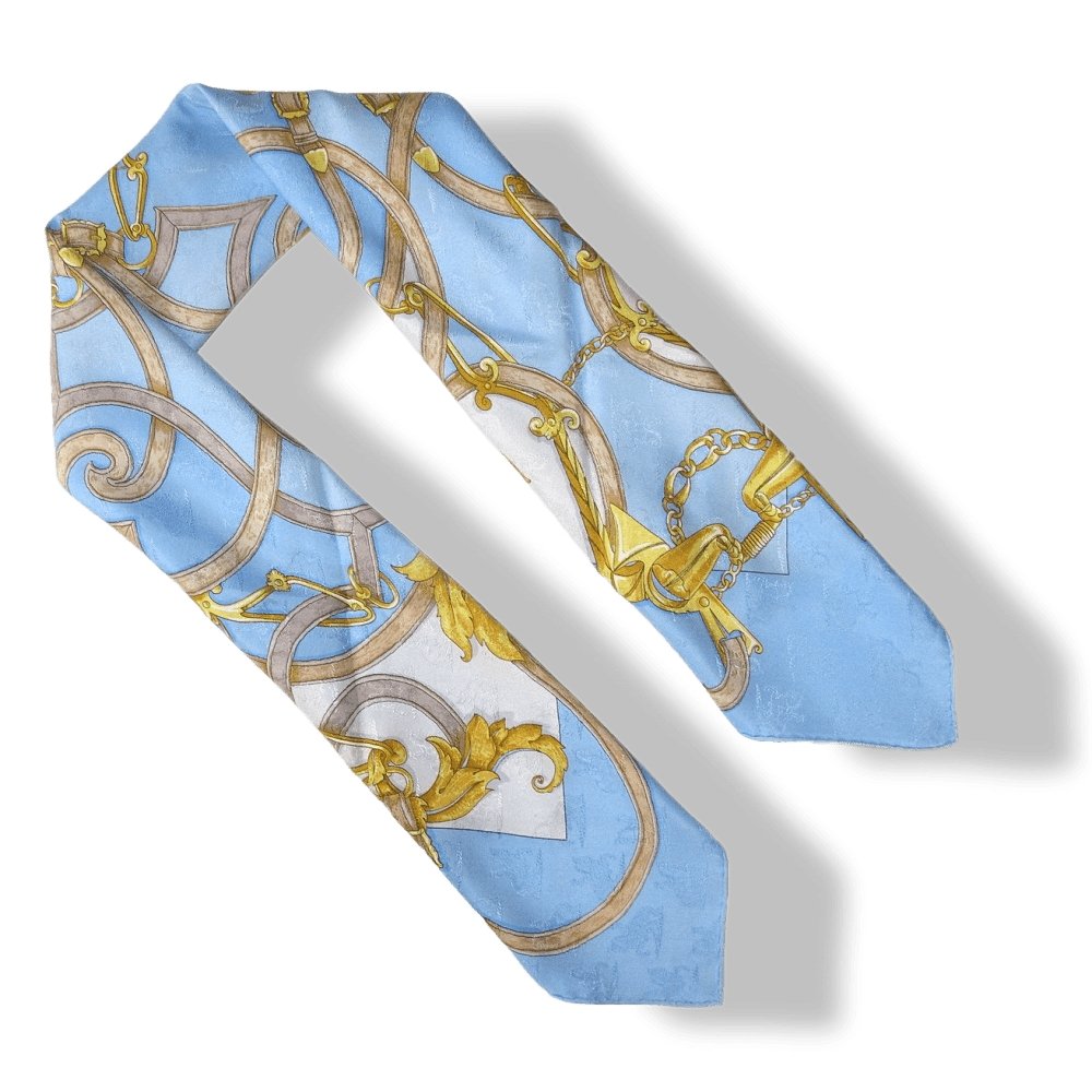 Hermes Instruction du Roy by Henri D'Origny Jacquard Twill Scarf 90
