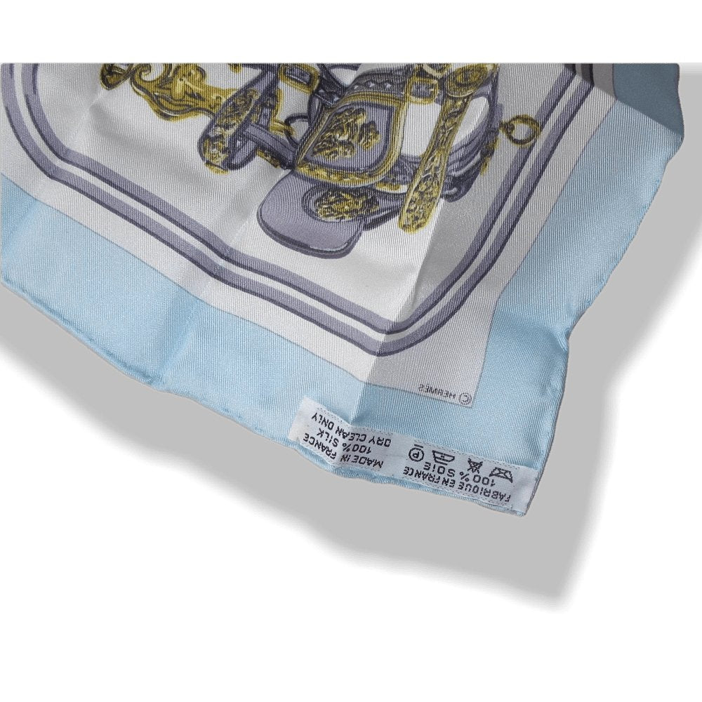 Hermes Bleuette Brides de Gala Twill Doll