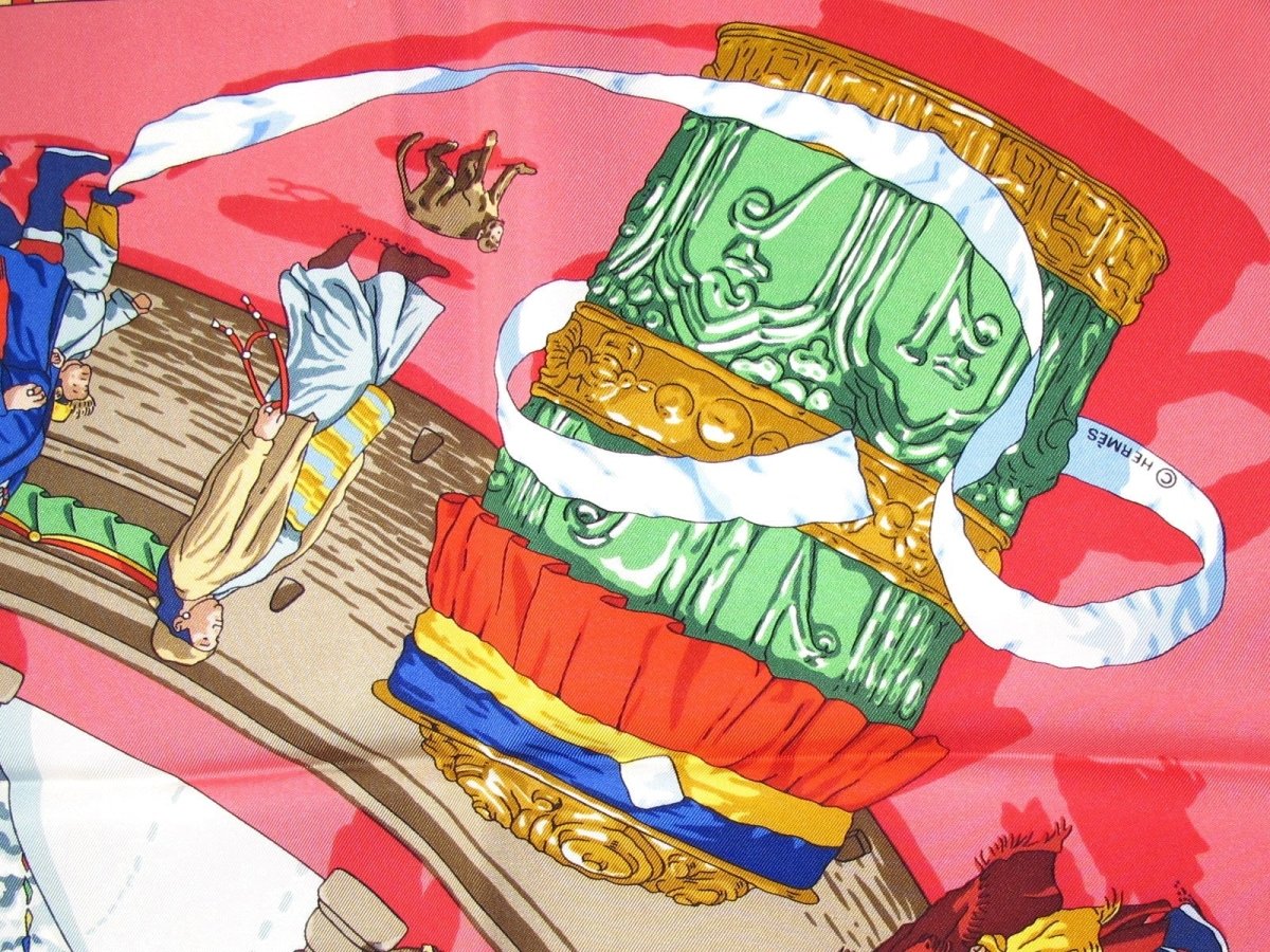 Hermes PRIERES AU VENT by Dimitri Rybal Twill 90