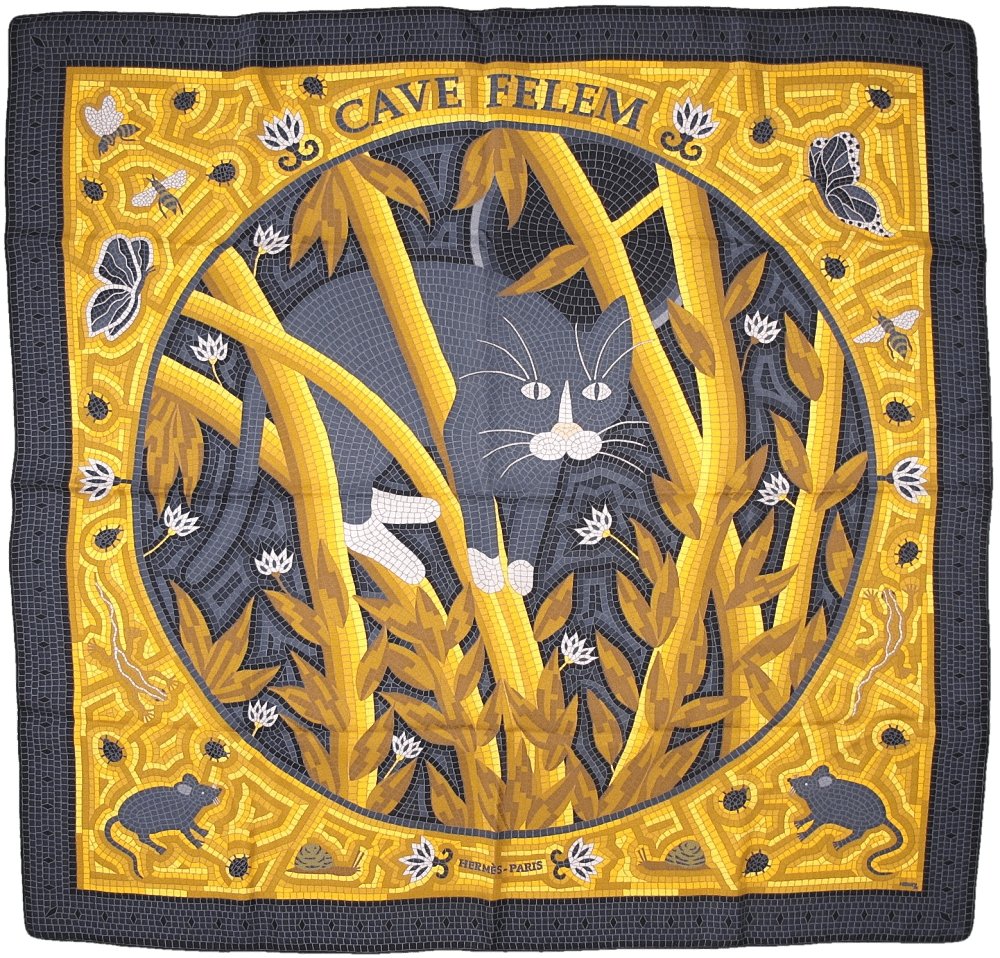 Hermes Mosaics Cave Felem by Christine Henry Twill 90