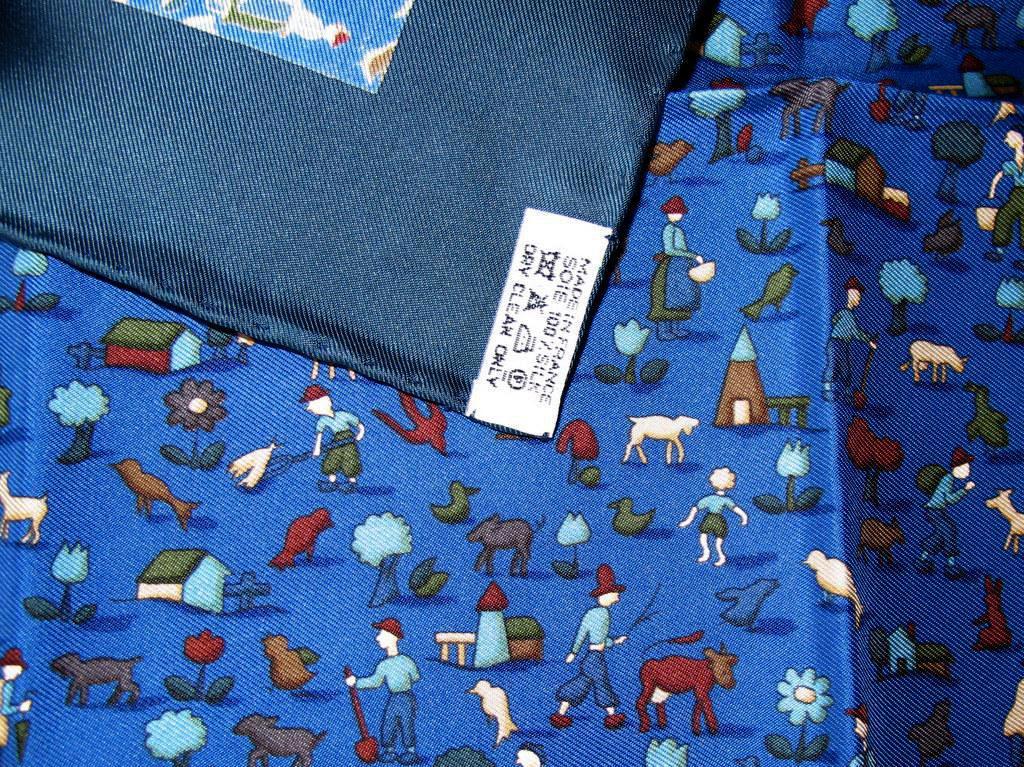 Hermes 1998 Blue Recolte Olivier Dumas Gavroche