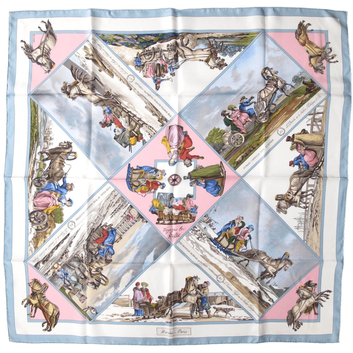 Hermes Voyage en Russie Twill 90