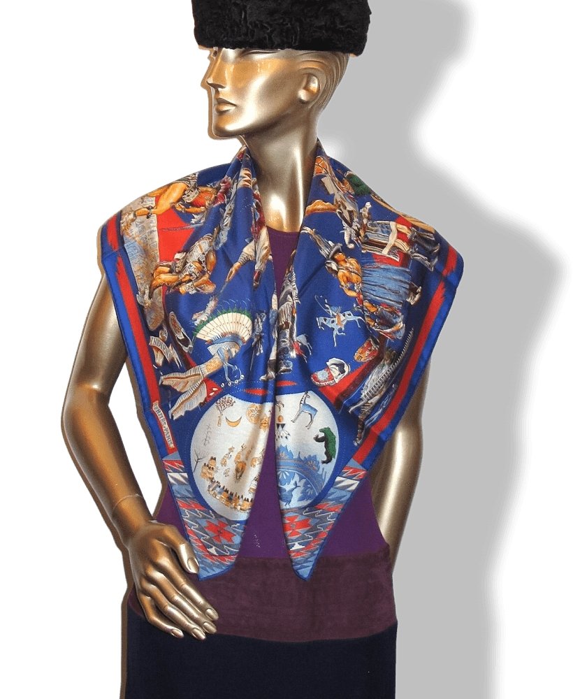 Hermes Les Danses des Indiens by Kermit Oliver Twill 90