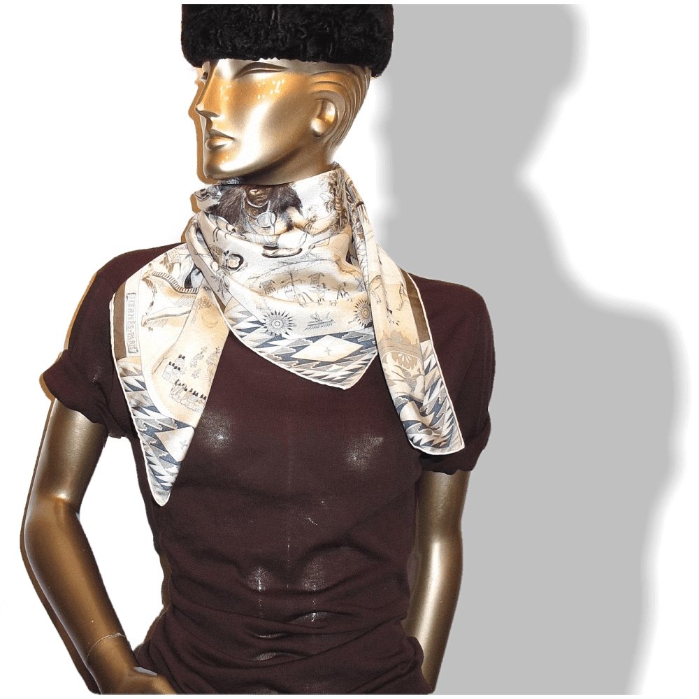 Hermes Les Danses des Indiens by Kermit Oliver Twill 90