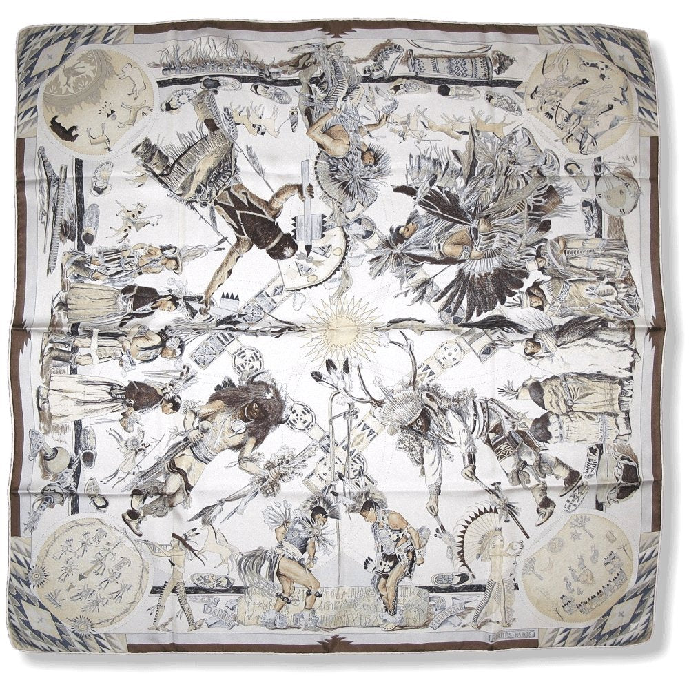 Hermes Les Danses des Indiens by Kermit Oliver Twill 90