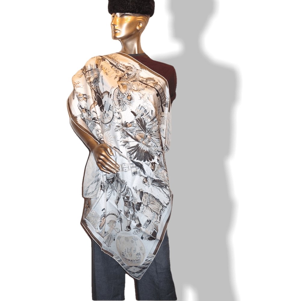 Hermes Les Danses des Indiens by Kermit Oliver Twill 90