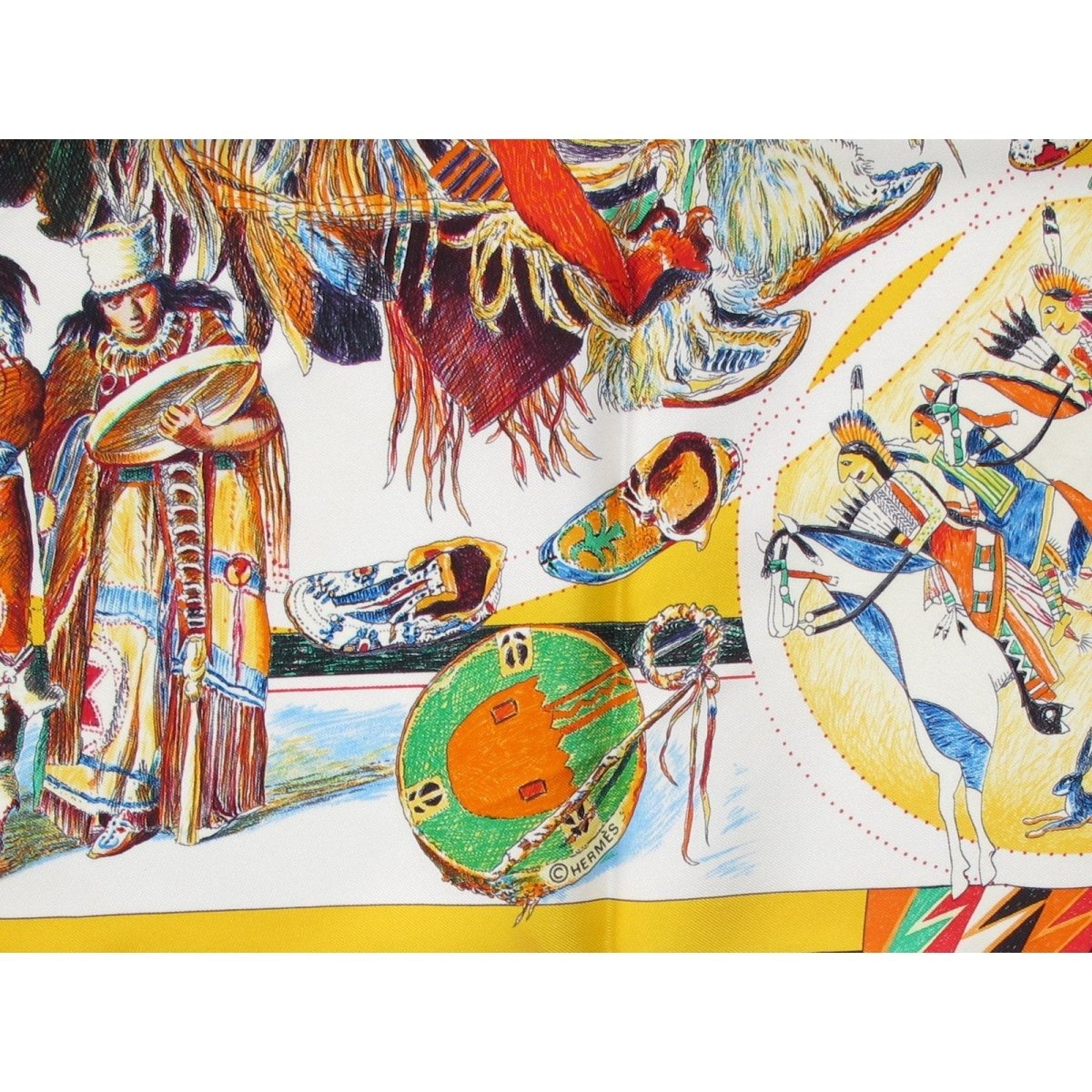 Hermes Les Danses des Indiens by Kermit Oliver Twill 90