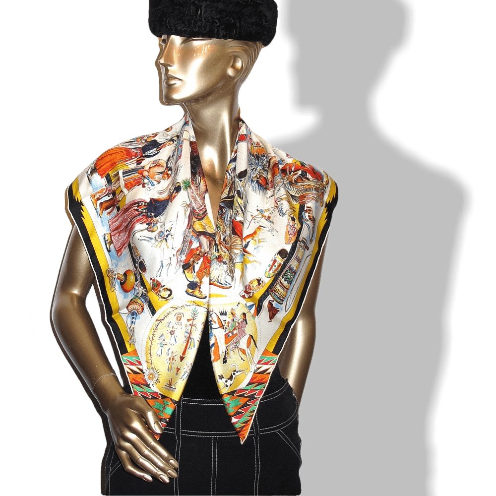 Hermes Les Danses des Indiens by Kermit Oliver Twill 90