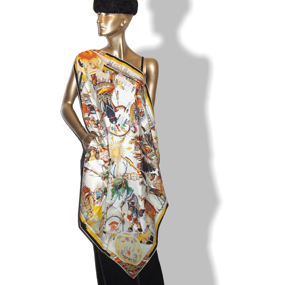 Hermes Les Danses des Indiens by Kermit Oliver Twill 90