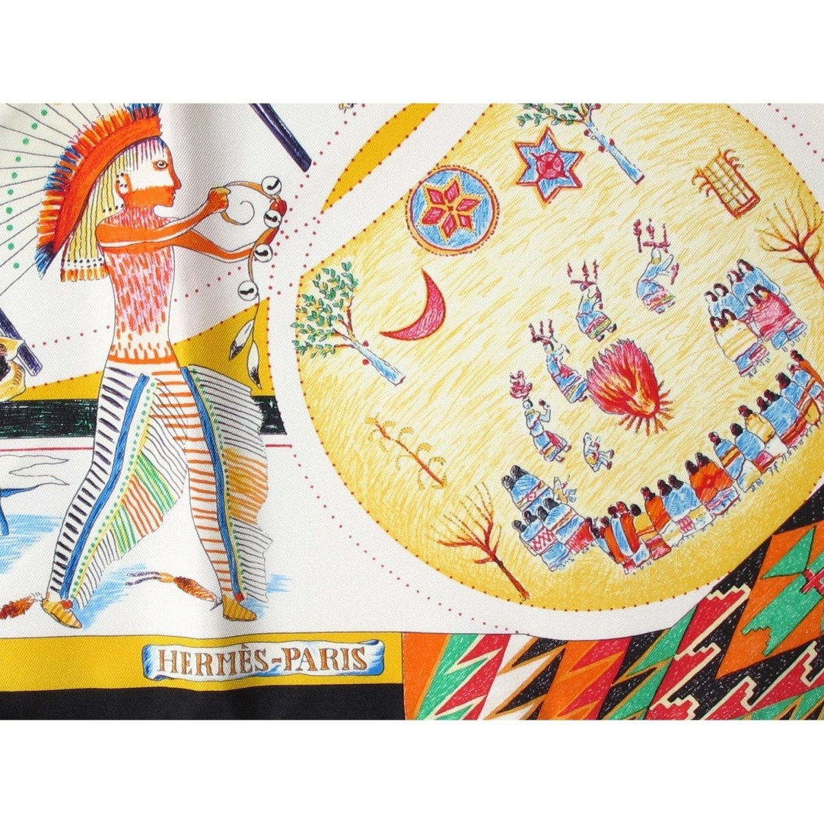 Hermes Les Danses des Indiens by Kermit Oliver Twill 90