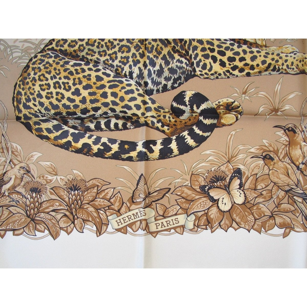Hermes Jungle Love by Robert Dallet Twill Silk 90