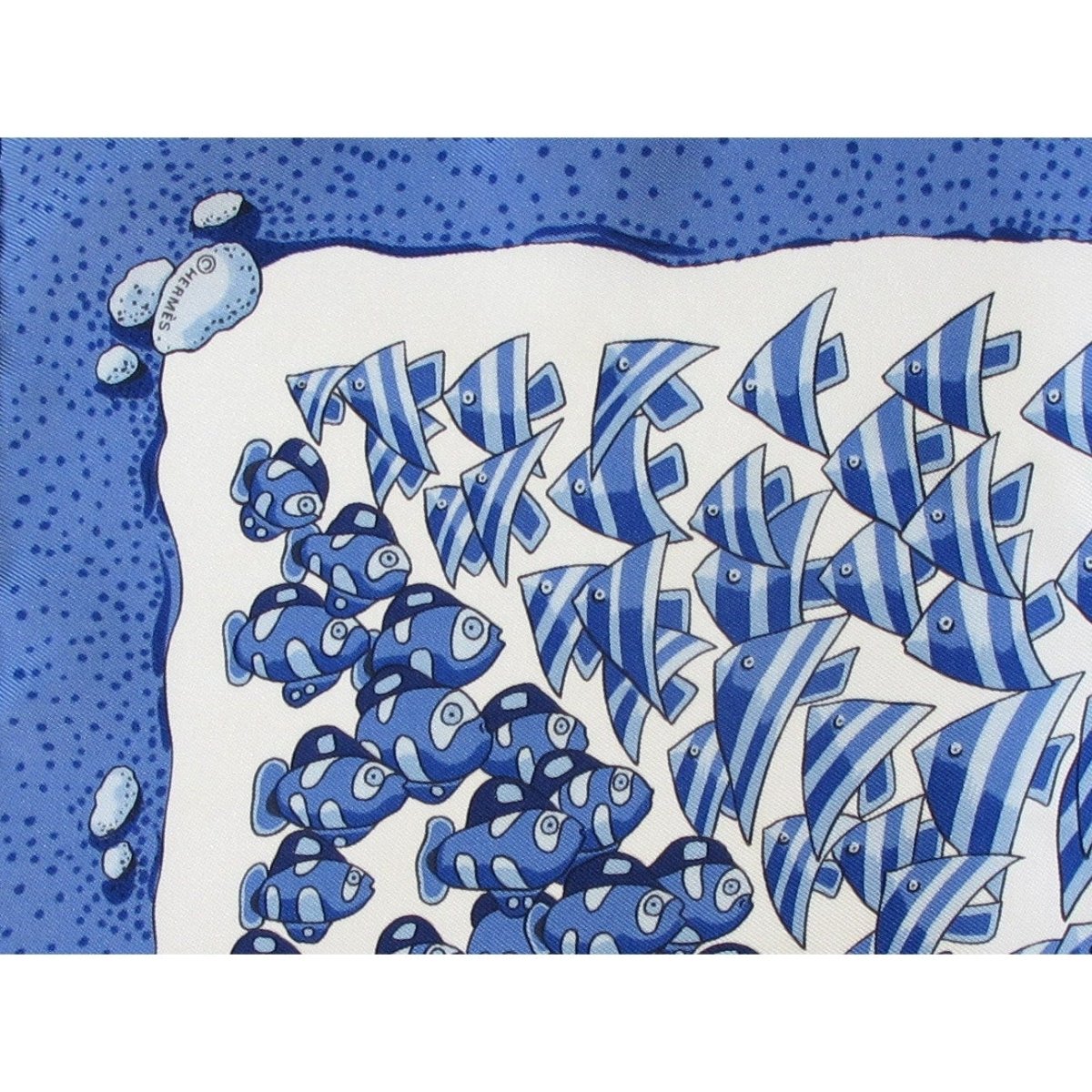 Hermes Rencontre Oceane by Annie Faivre Gavroche Pochette Twill 42