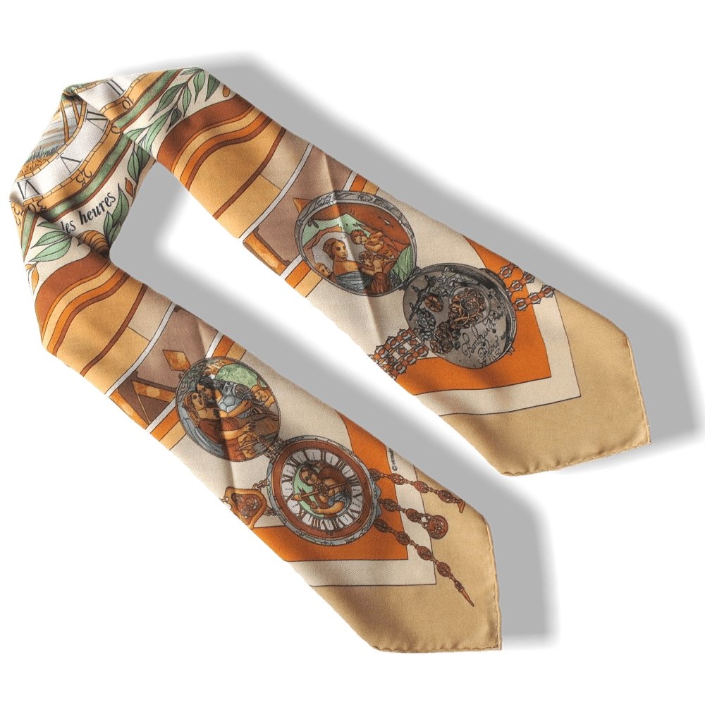 Hermes La Ronde des Heures Loic Dubligeon Cashmere 90