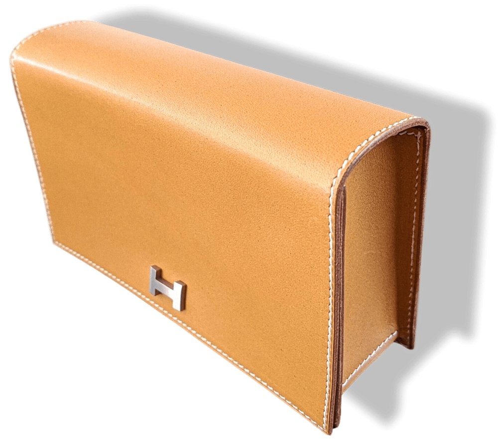 Hermes 2001 Natutal Cow Leather POCHETTE STABLE Belt Bag, BNWTIB!