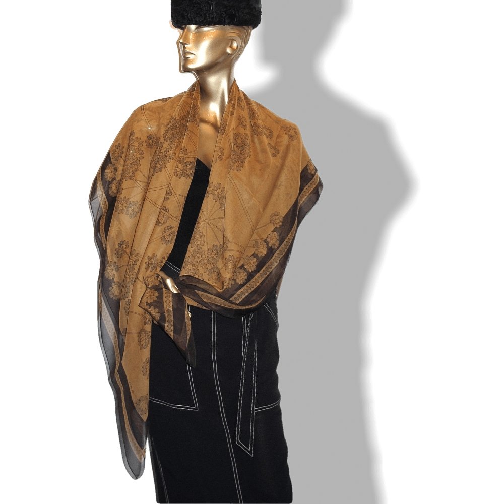 Hermes Queen Anne's Lace Ombrelles Antoine de Jacquelot Mousseline 140