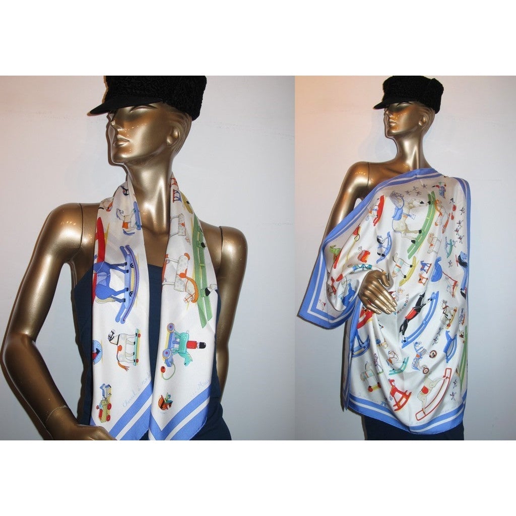 Hermes 2002 Spec. Issue Theodora - Raconte-moi le Cheval Twill 90
