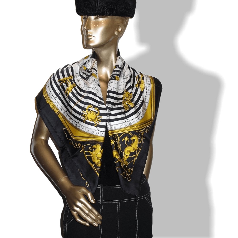 Hermes Astrologie Dies et Hore Twill Silk 90