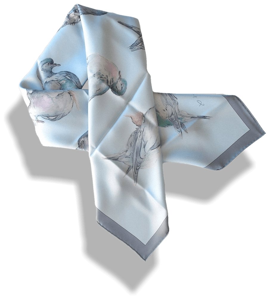 Hermes Tourterelles Xavier de Poret Twill 90