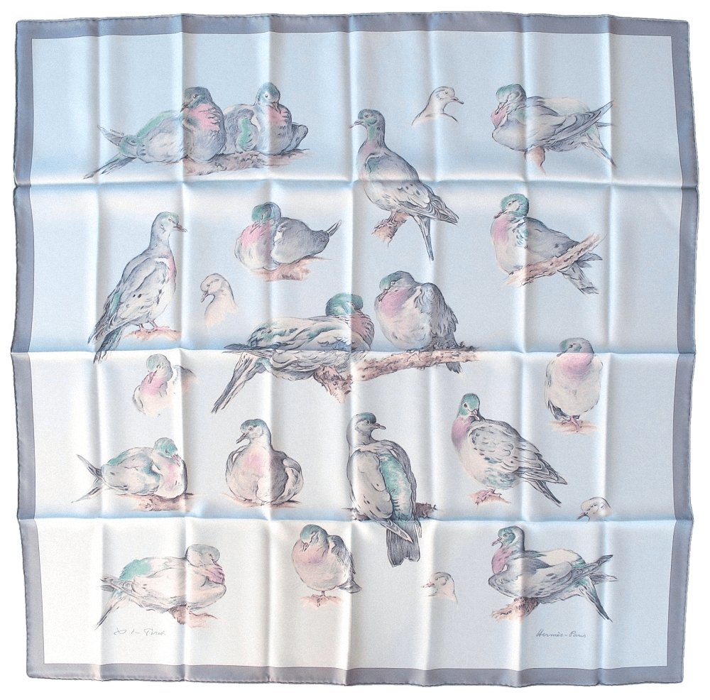 Hermes Tourterelles Xavier de Poret Twill 90