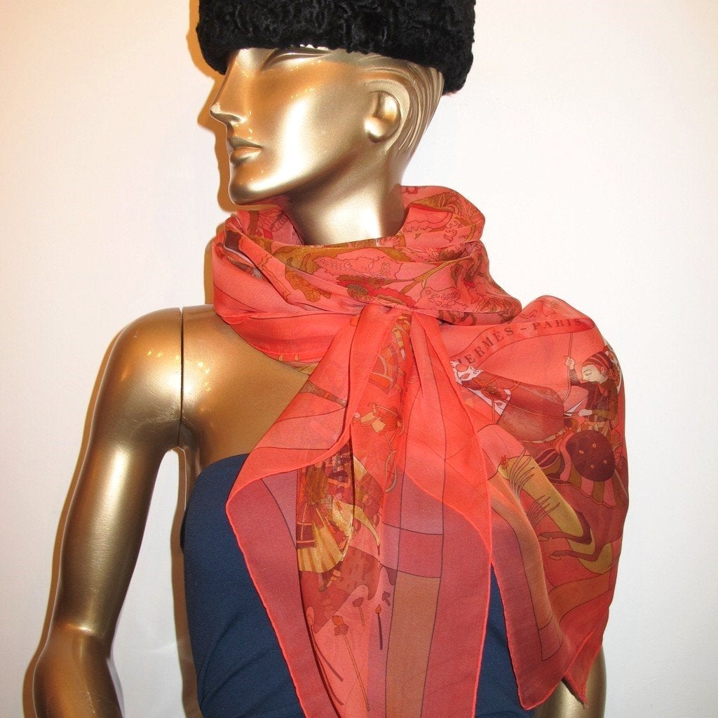 Hermes 2003 Pink Fantaisies Indiennes Mousseline 140