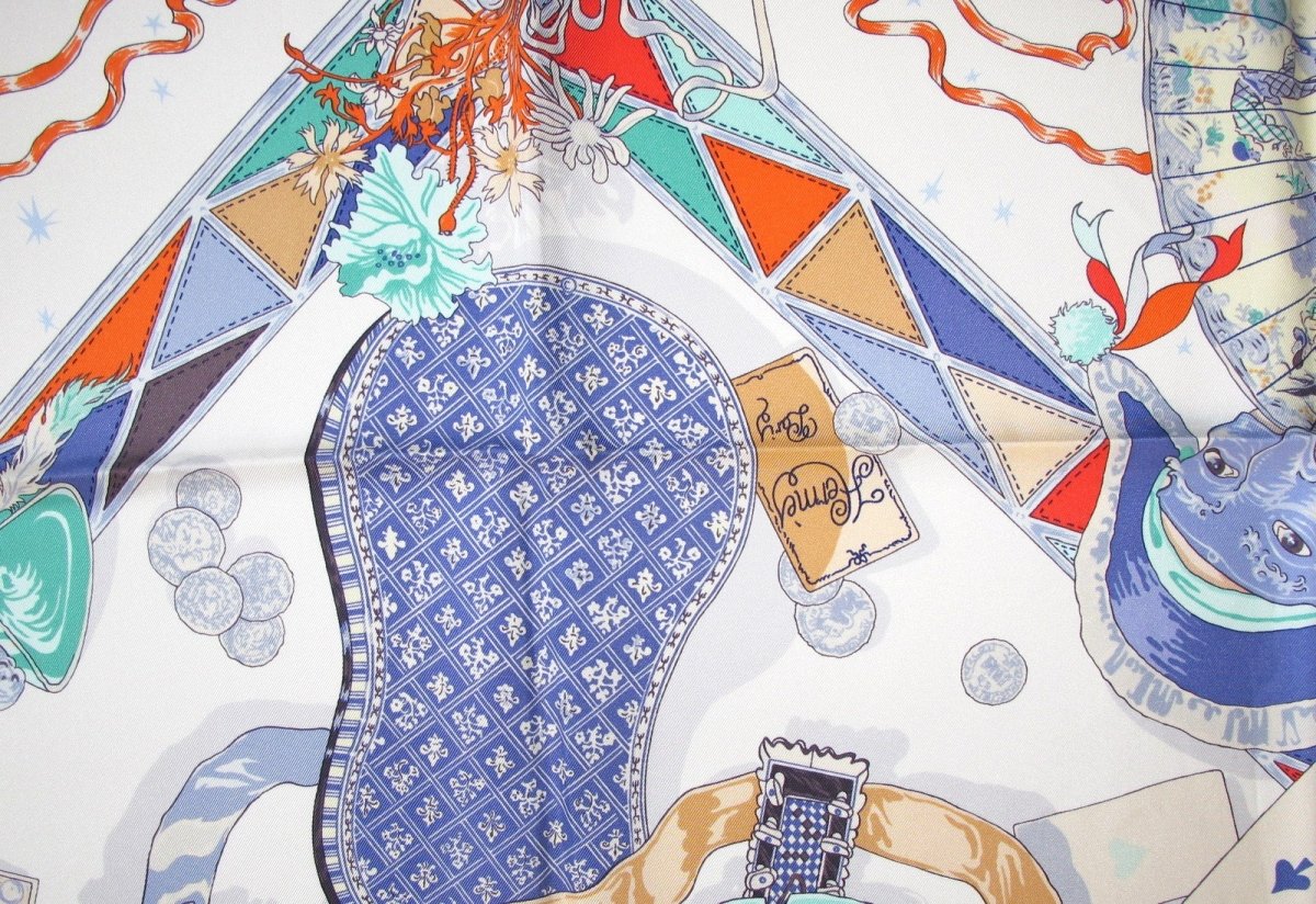 Hermes Au Clair de la Lune Mon Ami Pierrot Twill 90