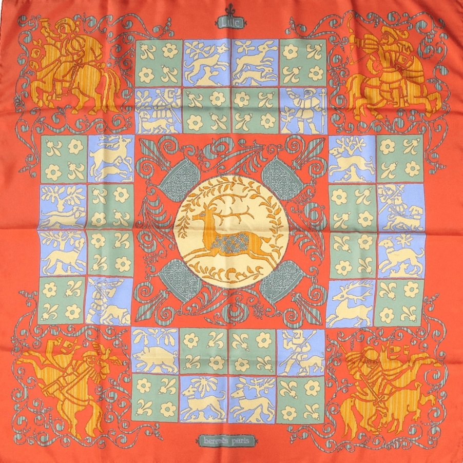 Hermes Special Issue Lille, France Store Opening Hourvari by Henri d'Origny Twill 90